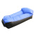 乐泡充气沙发带枕头户外空气气垫床便携懒人野营折叠躺椅网红充气垫 天蓝色充气沙发