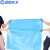 蓝鲸环卫 80*100cm棕色50只 彩色加厚商用绿蓝红黑色分类平口垃圾袋LJHW-1032