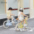 kidpop时光moment儿童自行车女孩3-6-8-12岁脚踏车中大童男孩单车 橄榄绿 16inch(适合4-8岁身高105-135CM)
