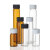 玻璃储存瓶EPA样品瓶20/30/40/60ml透明棕色吹扫捕集试剂瓶100个 本色特氟龙/隔垫 3mm 100个