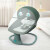 新生儿电动哄娃摇椅 婴儿摇篮躺椅宝宝安抚椅 电动摇摇椅可躺可坐 三合一摇椅 宝石绿（不带餐
