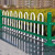 锌钢草坪护栏市政绿化带隔离栏杆U型菜园花园篱笆栅栏折弯型围栏 立柱60高