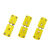 K型黄插头 热电偶对插头公母K型黄插头插座 小黄插头热电偶连接器 黄插头固定线铁支架