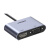 绿联（UGREEN）Type-C扩展坞 USB-C转HDMI\/VGA雷电3转接头拓展坞 4合1 HDMI+VGA+USB+PD 50505