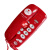 中诺宝泰尔K026电话机小分机 宾馆挂机 可挂墙 铃声可调 K026大红色