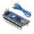 Arduino nano V3.0开发板模块atmega328P焊接改进板主板送NANO线 MINI接口 已焊接带线