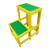 玻璃钢绝缘凳电工高凳高压电力梯子可移动式单双层三层平台定制 两层 高60cm*60*50