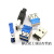 USB3.0-AM/AF 90/180度 USB A母座A公头B母方口 连接器A型B型接口 带塑壳-三件式长壳公头(5个)