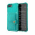SkyGrasper适用iphone7plus手机壳可放卡零钱包苹果6S皮套插卡8带卡夹装卡包 6plus/7plus/8plus绿色