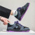 森馬（Senma）2024新款夏季板鞋男鞋美式复古休闲潮鞋小众设计感鞋子滑板鞋潮牌 黑紫品质升级版 40