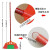 扫把 单个 塑料扫把硬毛扫水工厂单个户外粗丝扫把笤帚物业车间商 金航1号-4排硬毛粗丝配木杆开