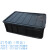 周转箱物料收纳整理筐电子元器件黑色塑胶养龟盒子箱带盖 8号带盖外尺寸540*420*300mm