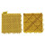 稳斯坦 W906 悬浮地垫 地毯地板拼接塑料防滑脚垫 单块25*25cm黄色要多少拍多少
