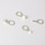 冷压端子1.5 2.5-3 5 6 8 10 圆型裸铜线鼻子焊口接线耳 OT1.5-3 100个 1.5平分线-3MM孔