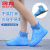 回力 HL268雨鞋套 加厚耐磨硅胶不易滑男女儿童成人下雨天防水雨靴水鞋 蓝色 M码（合适34-36码）