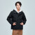 星工（XINGGONG）冲锋衣 三合一户外防寒保暖防水防风外套 男款两件套 雅黑色 2XL码