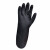 代尔塔 201511 氯丁防化手套适用酸碱化学品处理脂类加工溶剂加工石油加工防护手套 1副 黑色 L