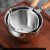 钢尔思（GES） 304不锈钢泼油家用厨房热油小锅淋油浇油炝油专用牛排黑胶酱料锅 120ml（7.5cm）一个