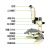旌斐科技数显测量显微镜带光源电线电缆银触点工具 15JE数显型 