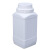 HDPE加厚化学试剂瓶蓝盖方瓶农药瓶取样塑料瓶100 250 500 1000ml 实验室耗材器材 500ml大口乳白色蓝盖方瓶 无规格