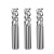 58度3刃铝用刀3刃硬质合金数控刀具铝合金铣刀规格齐 1.0*3*50L-3F