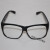 平光电焊护目镜透明防护眼镜防尘防飞溅切割劳保打磨玻璃镜片 5018款黑色镜片