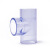 PVC透明三通 透明UPVC三通 标准 透明给水管三通透明塑料水管三通 内径50mm(DN40)