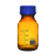 耐高温蓝盖黄盖丝口三角试剂瓶00ml/250/500ml/000ml螺口流动相液 透明5000ml(高硼硅)