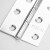 海斯迪克 HKDP-247 不锈钢普通平开合页 微型铰链门窗折页 1.5寸(20个)