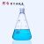具塞三角烧瓶 标口磨口三角瓶 实验室高硼硅耐热玻璃带塞锥 150ml/24#（垒固）