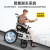 英洛华电动轮椅智能全自动折叠轻便残疾人便携超轻老年人四轮电动轮椅车 低靠背+减震+20AH锂电