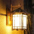 LED户外壁灯防水简约现代围墙外墙灯门柱阳台新中式壁灯 黑色 东京亭壁灯(送LED白光灯泡)