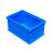 可折叠周转箱物流储物带盖塑料收纳箱子加厚新料五金工具箱汽车箱 3005：541*366*375mm蓝色