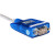 UT-880\/UT-8801工业级USB转232串口线 9针com口转接头\/转接线 定制 蓝色 UT-880 0.5m