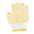 瑞珂韦尔（Rockwell）PCN102 劳保手套尼龙点塑防滑耐磨透气装卸打包 12副 黄色 XL