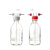 山顶松 螺口洗气瓶 GL45螺口缓冲瓶 耐压缓存瓶安全瓶玻璃缓冲瓶  （2000ML 红色盖 整套） 