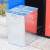 蓝鲸环卫 不锈钢三分类 户外分类不锈钢镀锌板果皮箱垃圾箱LJHW-1087