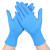 尔苗 一次性手套丁晴腈色检查 加厚实验室工作劳保用防护手套 蓝色-100只