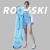 2021新款ROCKSKI单板饺子皮 滑雪板套双肩单肩防撞板刃保护套加厚板包 白色 142x28cm