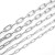 艾科堡 不锈钢链条8mm长环链条每米价格吊索具工业起重铁链子 AKB-BXG-LT
