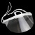 冰禹 BYlf-512 透明防雾口罩 酒店餐饮口罩 卫生口罩 食堂饭店 厨师厨房 透明口罩（70个）