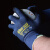 日本橡胶胶皮手套劳保工业薄款耐油防滑耐磨工作加厚浸胶防水透气 灰色灵活耐磨透气PU M