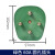 竹江 国标铜件摔不烂16A25A32A60A插头插座扁圆脚梅峰380V三相四线 60A圆脚插头 国标
