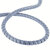 创优捷 电线电缆螺旋缠绕管 线缆装饰防冻保护套管 灰色 内径32mm 长5米