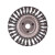 贝傅特 扭丝平行钢丝轮 打磨除锈平型钢刷钢丝圆盘刷平型钢刷喇叭口钢丝轮 150*22孔经mm 