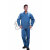 包健天兰华达呢工作服套装，防酸防静电抗油拒水，特种工作服定制宝蓝色BJ-1002 M