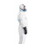 添盾 TD-BP9616胶条型 白色带帽连体式限次性工业防护服 白色 XXXXL