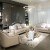 津卡尼美式轻奢皮艺沙发客厅组合现代法式欧式异形弧度别墅高端实木家具 双人沙发