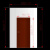 柯丰 木门 免漆木门定制复合现代简约门欧式门室内门卧室门房间门厨房门套装门 含护墙板