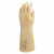 代尔塔 207003 绝缘手套20KV  天然乳胶绝缘电工防护手套 1副 淡黄色 XL号